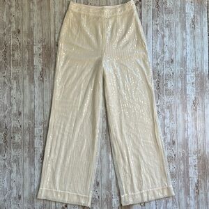 House of Harlow 1960 Cream Wide Leg Pants